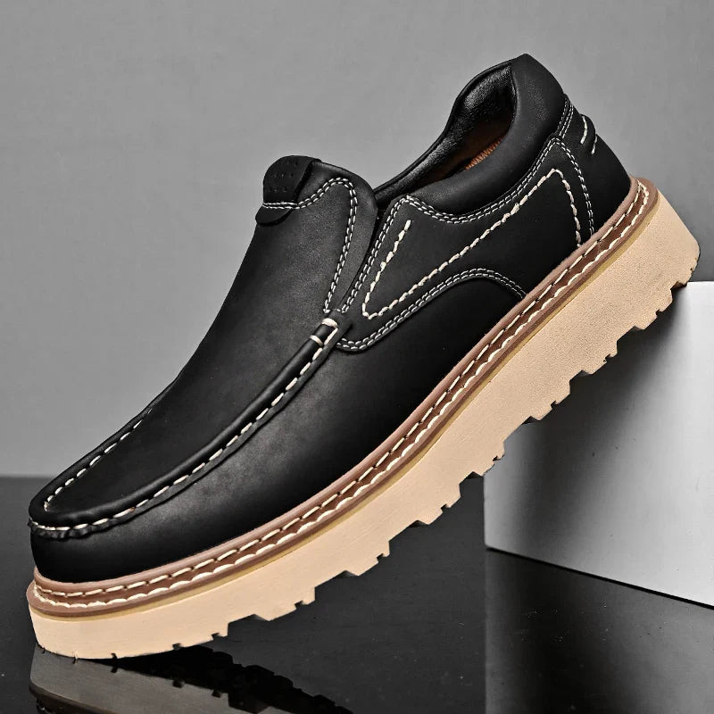 Herren Loafer | Geschlossene Front Ziernähte