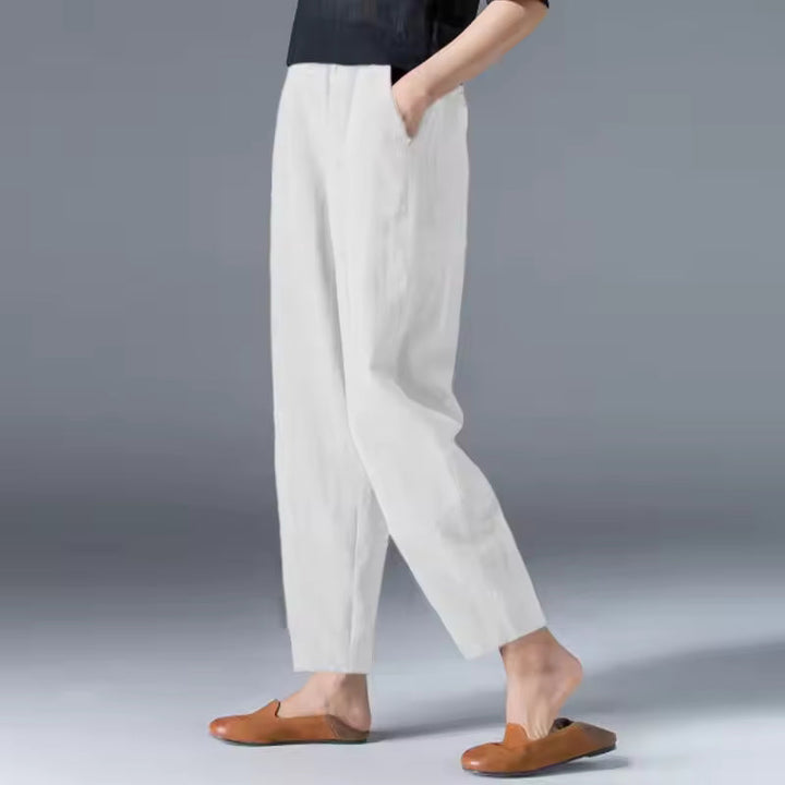 Damen Hosen | Schmal zulaufend mit elastischem Bund