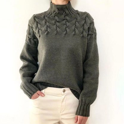 Damen Strickpullover Mit Rollkragen | Zeitloser Stil