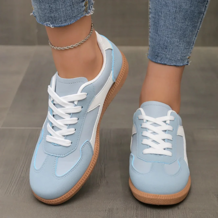 Damen Schuhe | Schnürung Sneaker mit Kontrastdetails