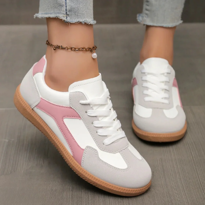 Damen Schuhe | Schnürung Sneaker mit Kontrastdetails