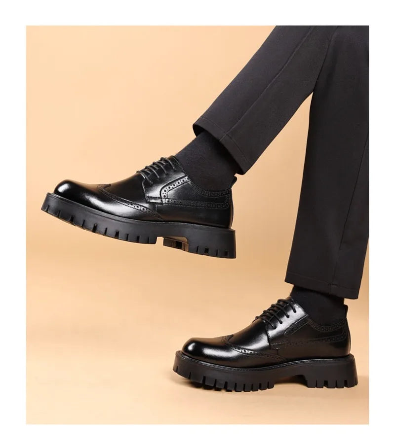 Herrenschuhe | Dekoratives Lochmuster