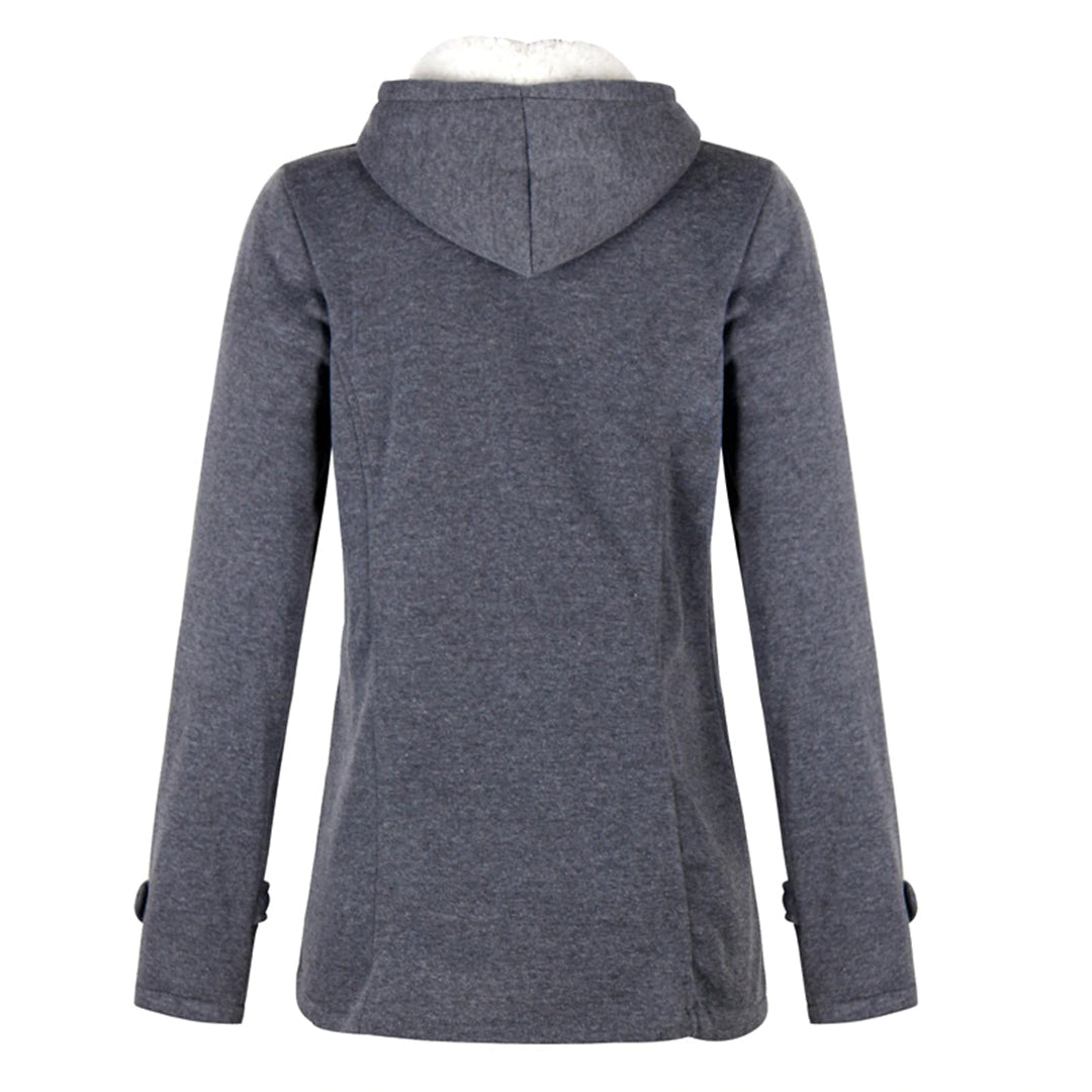 Damen Winterjacke Langer Wintermantel | Mit Kapuze