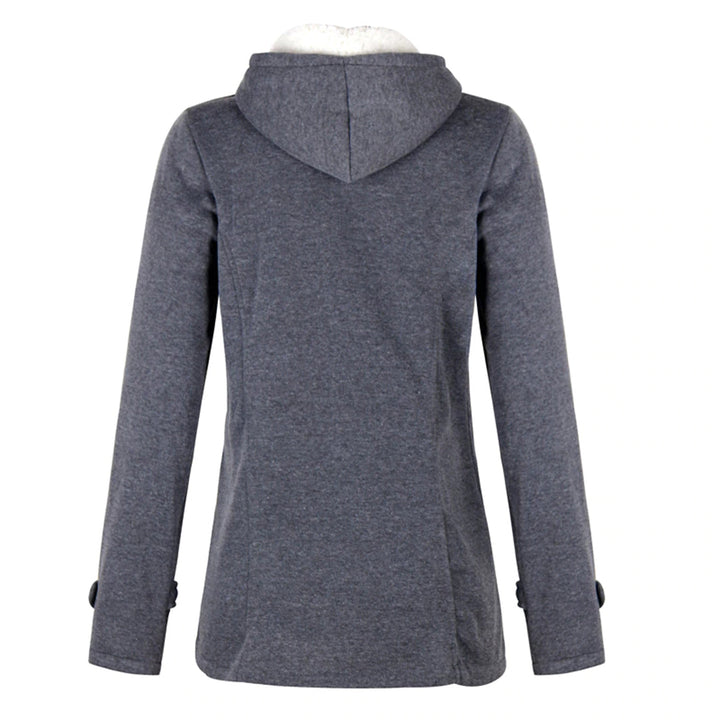 Damen Winterjacke Langer Wintermantel | Mit Kapuze