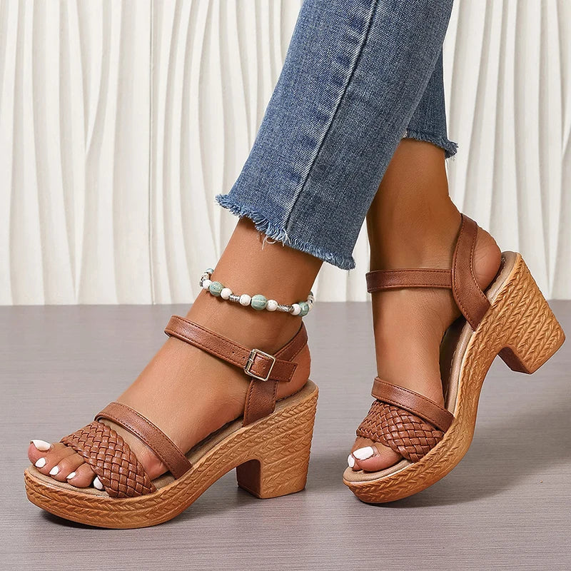 Damen Sandalen | Absatz Blocksohle