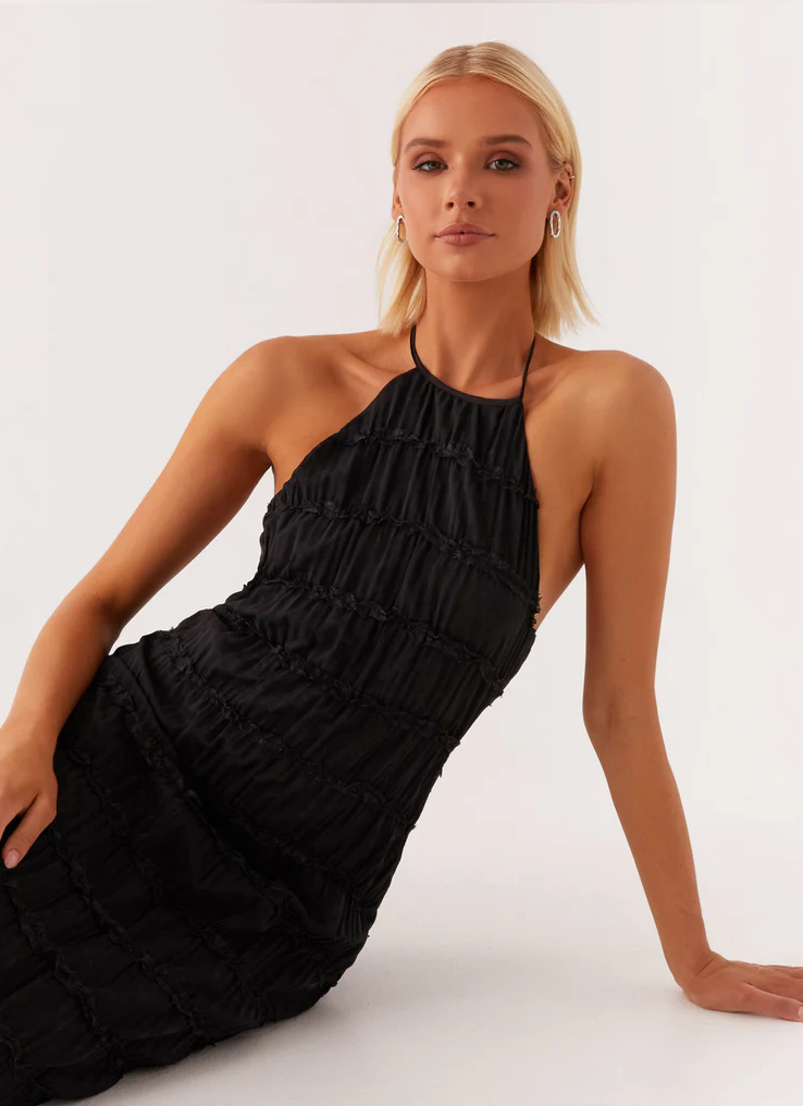 Damen Kleid | Halter-Ausschnitt Design