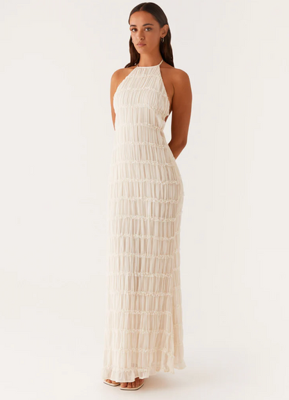 Damen Kleid | Halter-Ausschnitt Design