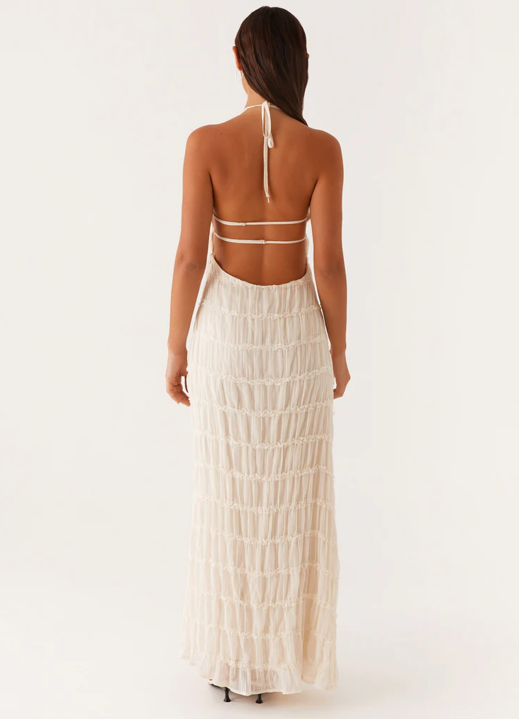Damen Kleid | Halter-Ausschnitt Design