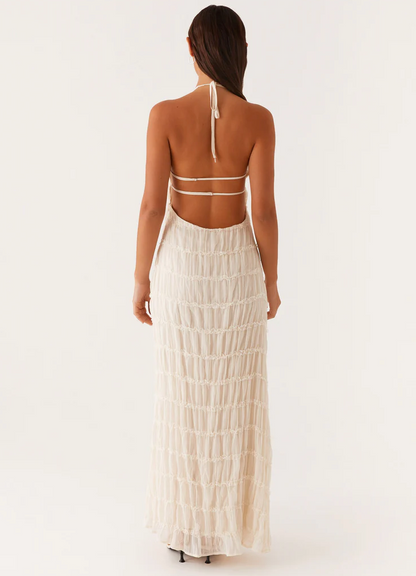 Damen Kleid | Halter-Ausschnitt Design