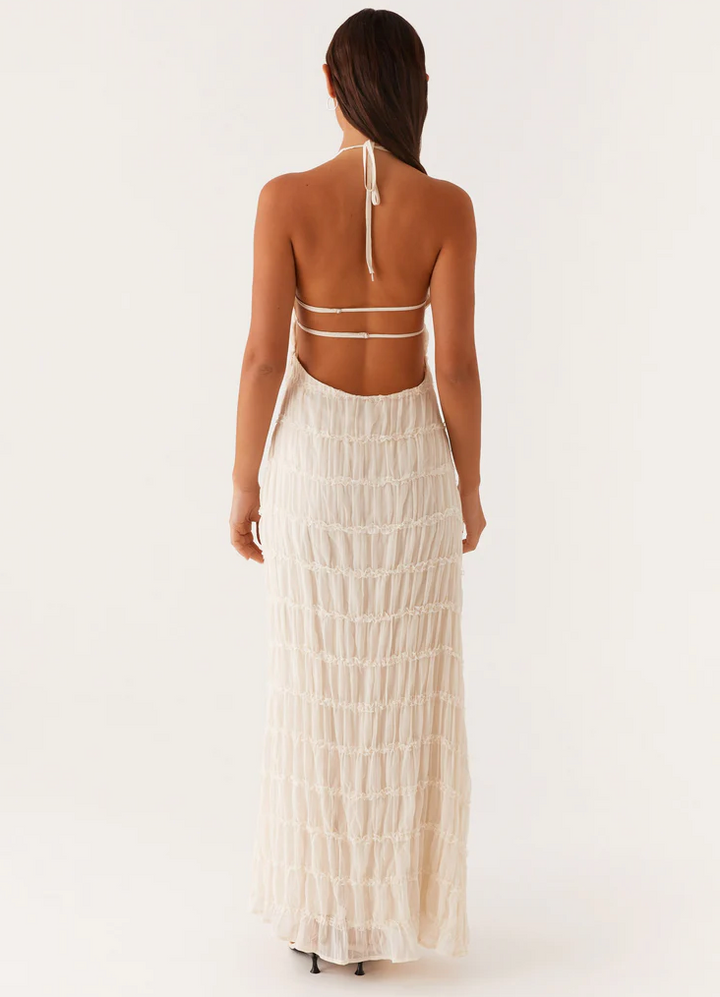 Damen Kleid | Halter-Ausschnitt Design