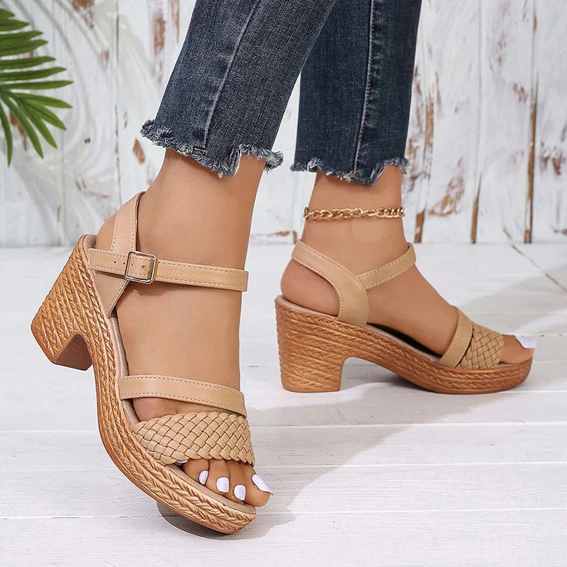 Damen Sandalen | Absatz Blocksohle