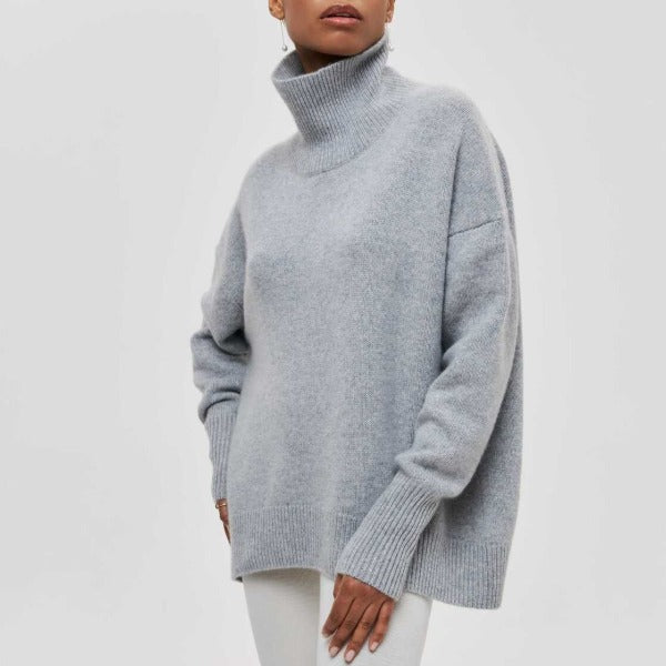 Pullover Damen Rollkragen | Langarm für Herbst und Winter