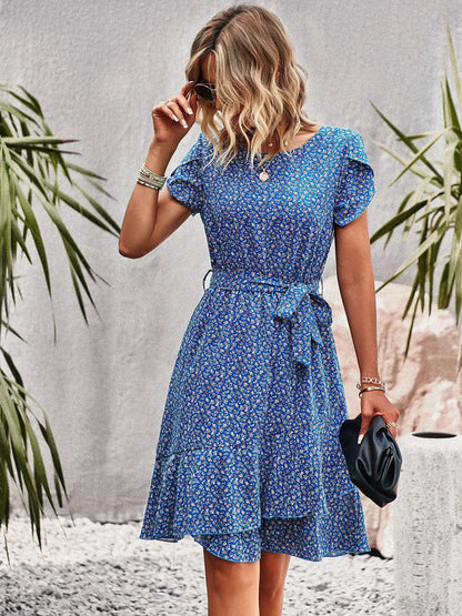 Damen Kleid | Kurzarm Sommer Design