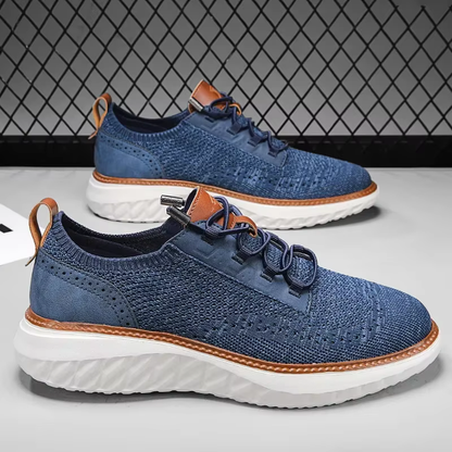 Herren Sneaker | Struktur Strick mit Profilsohle