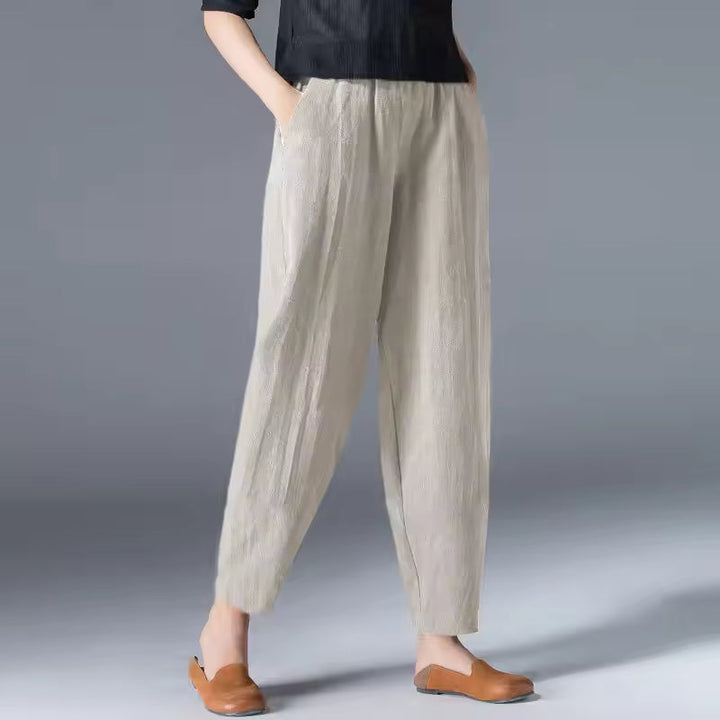 Damen Hosen | Schmal zulaufend mit elastischem Bund