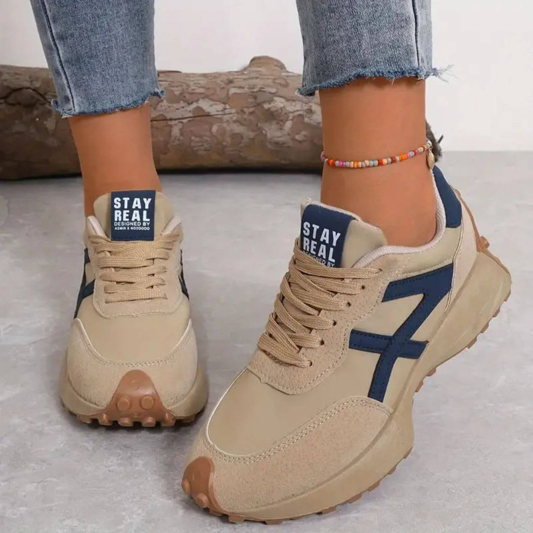 Damen Sneaker | Schnürung Profilsohle