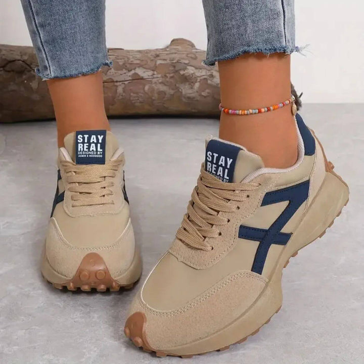 Damen Sneaker | Schnürung Profilsohle