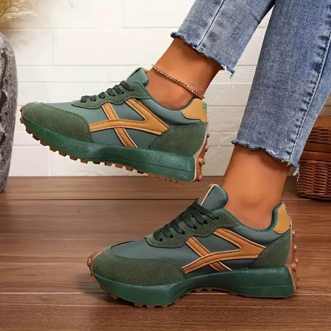 Damen Sneaker | Schnürung Profilsohle