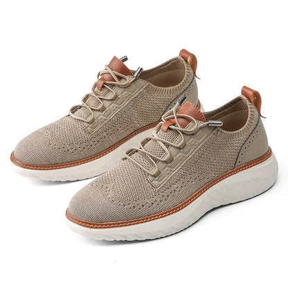 Herren Sneaker | Struktur Strick mit Profilsohle