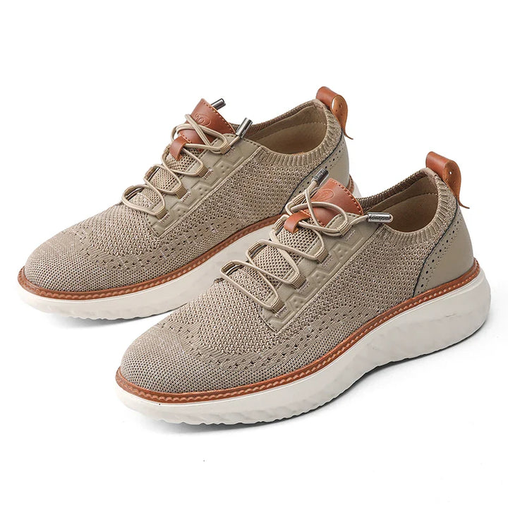 Herren Sneaker | Struktur Strick mit Profilsohle