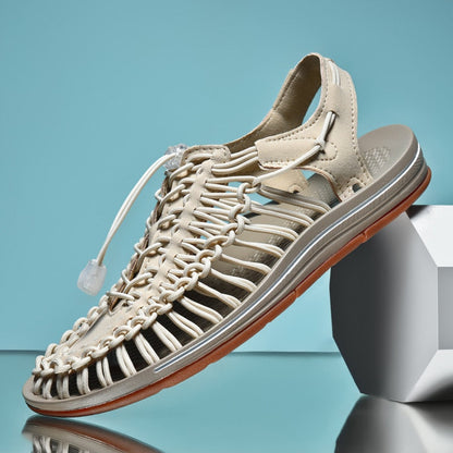 Herrenschuhe | Sommer Flechtdesign