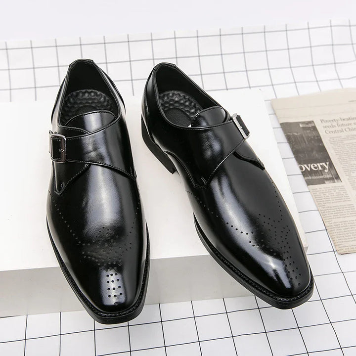 Herrenschuhe | Business Schnalle Lochmuster
