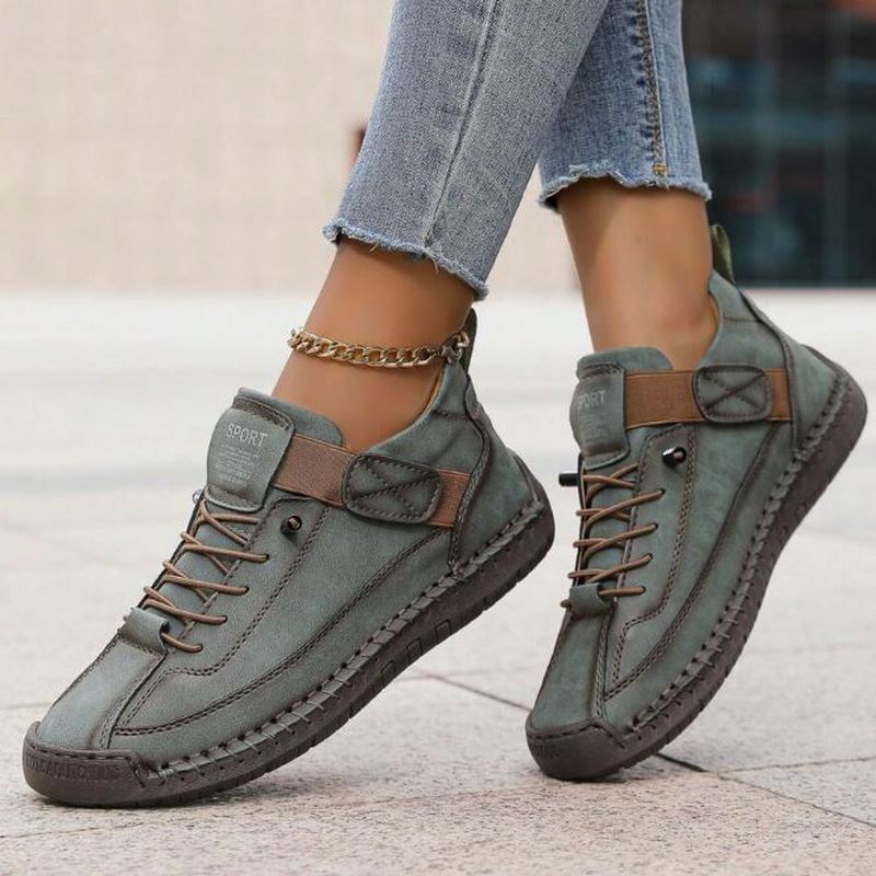 Damen Sneaker | Schnürung mit Klettverschluss