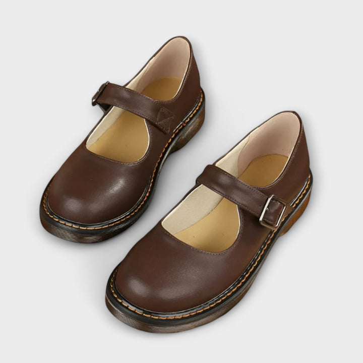 Damen Mary-Jane Schuhe | Riemen mit Schnalle