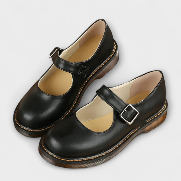 Damen Mary-Jane Schuhe | Riemen mit Schnalle