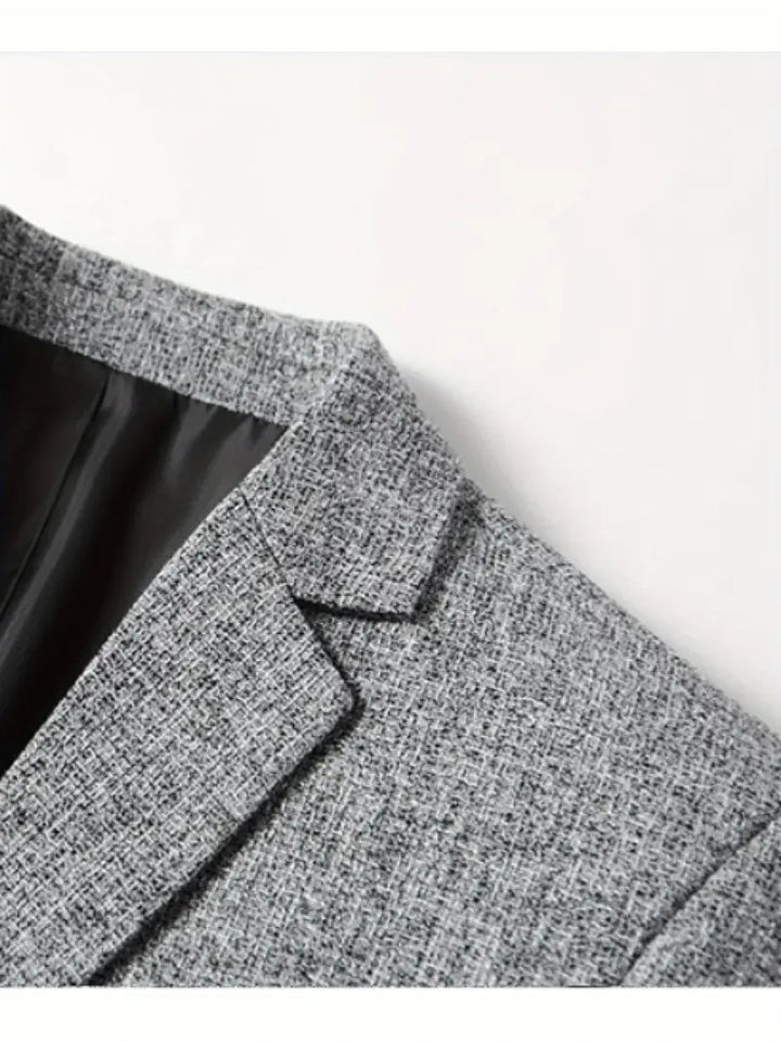 Herren Blazer | Einreiher Revers Struktur