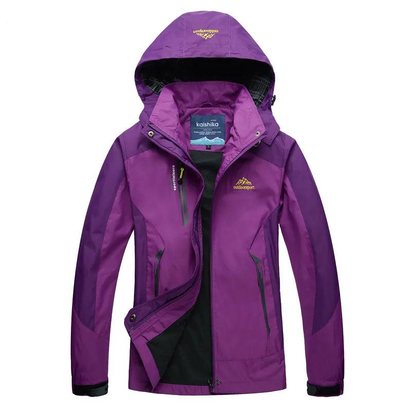 Damen Outdoor Regenjacke mit Kapuze | Wasserdicht & Winddicht