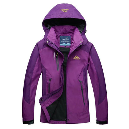 Damen Outdoor Regenjacke mit Kapuze | Wasserdicht & Winddicht