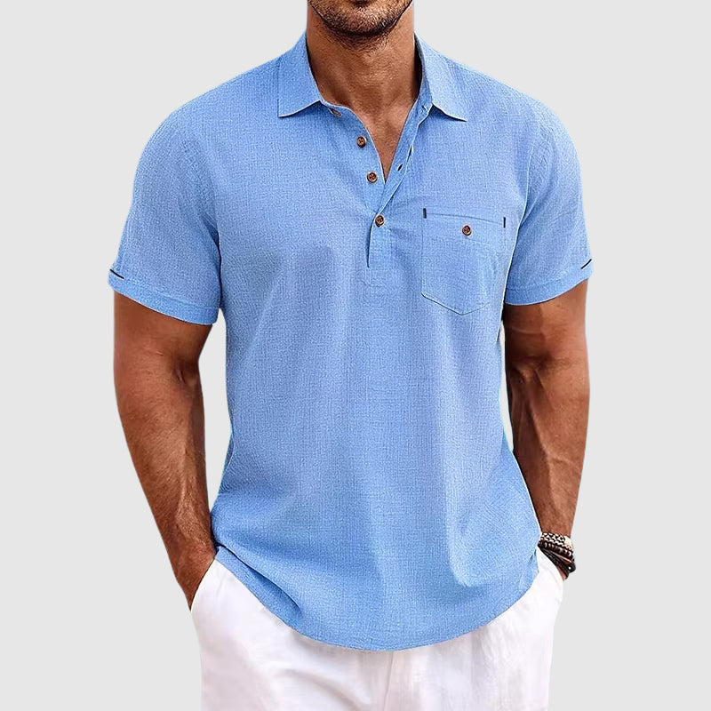 Herren Poloshirt | Kurzarm Brusttasche