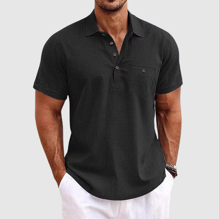 Herren Poloshirt | Kurzarm Brusttasche
