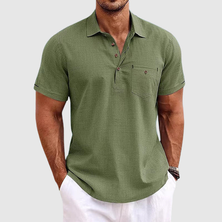 Herren Poloshirt | Kurzarm Brusttasche