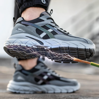 Herren Robuste Stahlkappenschuhe | Sicherheitsstiefel für Handwerk und Bau