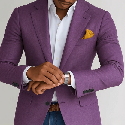 Herren Blazer | Slim Fit Klassisches Revers