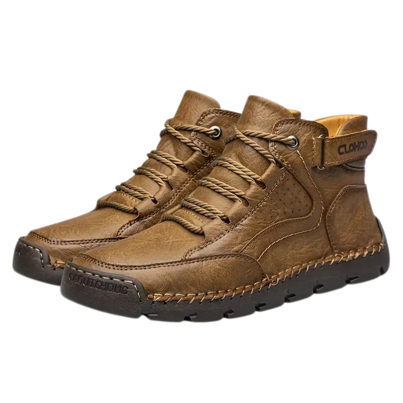 Winterschuhe Herren Stiefel | Knöchelhoch mit Schnürung und Riemen