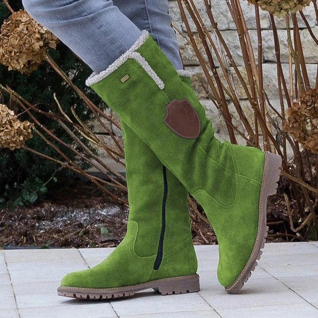 Stiefel Damen Winterstiefel | Gefütterter Schaft Mit Profilsohle