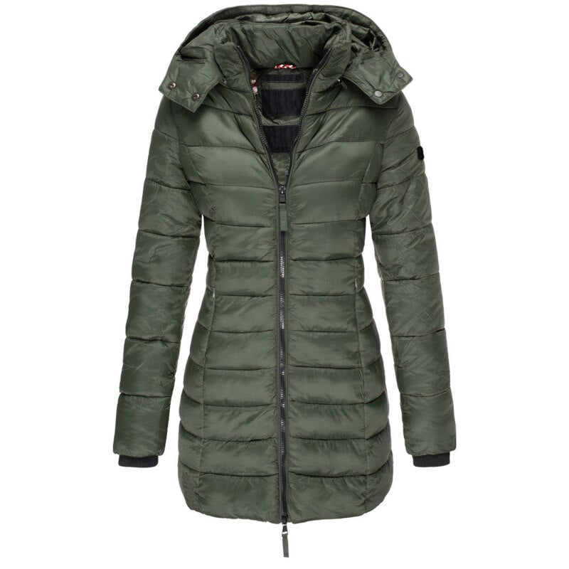 Winterjacke Damen Modische Daunenjacke | Mit Kapuze