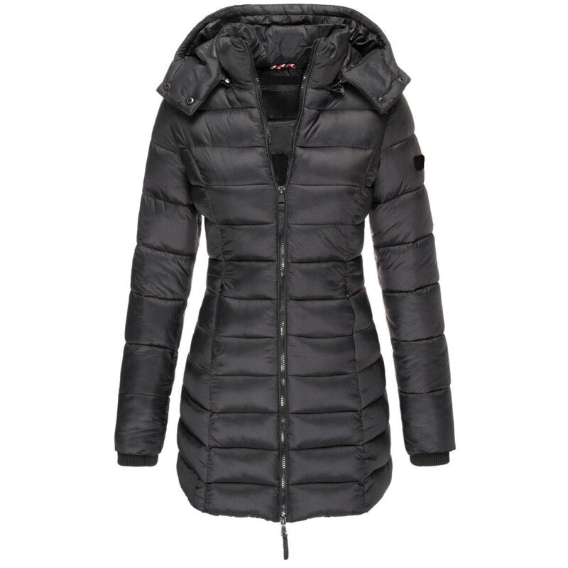 Winterjacke Damen Modische Daunenjacke | Mit Kapuze