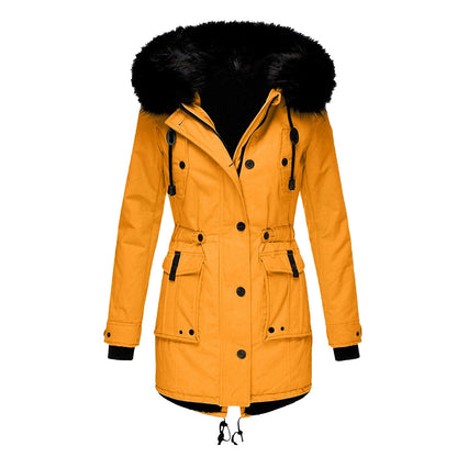 Winterjacke Damen Eleganter Wintermantel | Lang