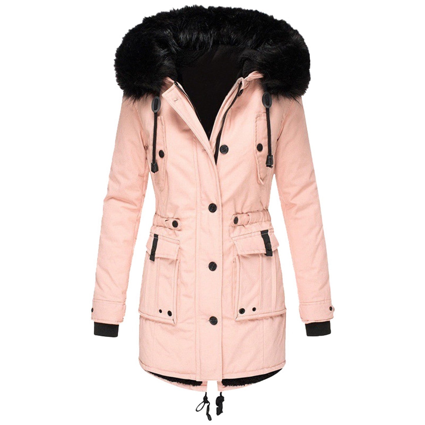 Winterjacke Damen Eleganter Wintermantel | Lang