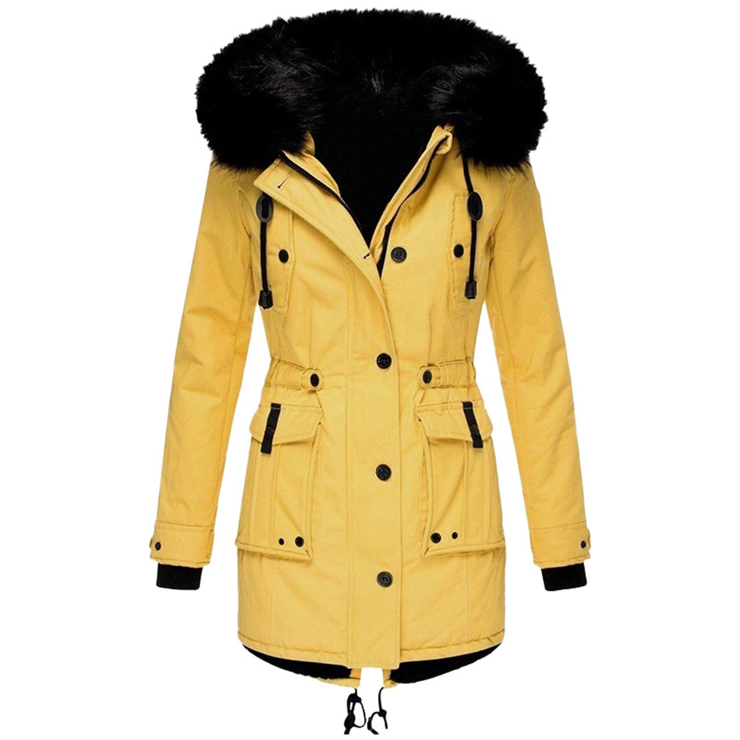 Winterjacke Damen Eleganter Wintermantel | Lang