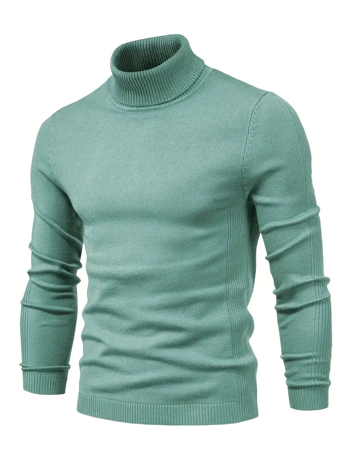 Pullover Herren Strick Mit Rollkragen | Langarm Für Alltag Und Freizeit