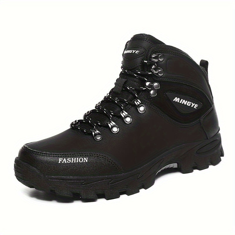 Winterschuhe Herren | Schnürstiefel mit Profilsohle