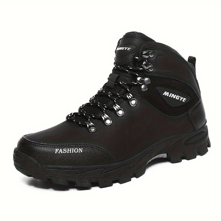 Winterschuhe Herren | Schnürstiefel mit Profilsohle