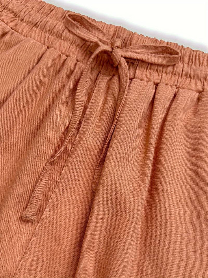 Damen Hosen | Weites Bein mit Bindeband