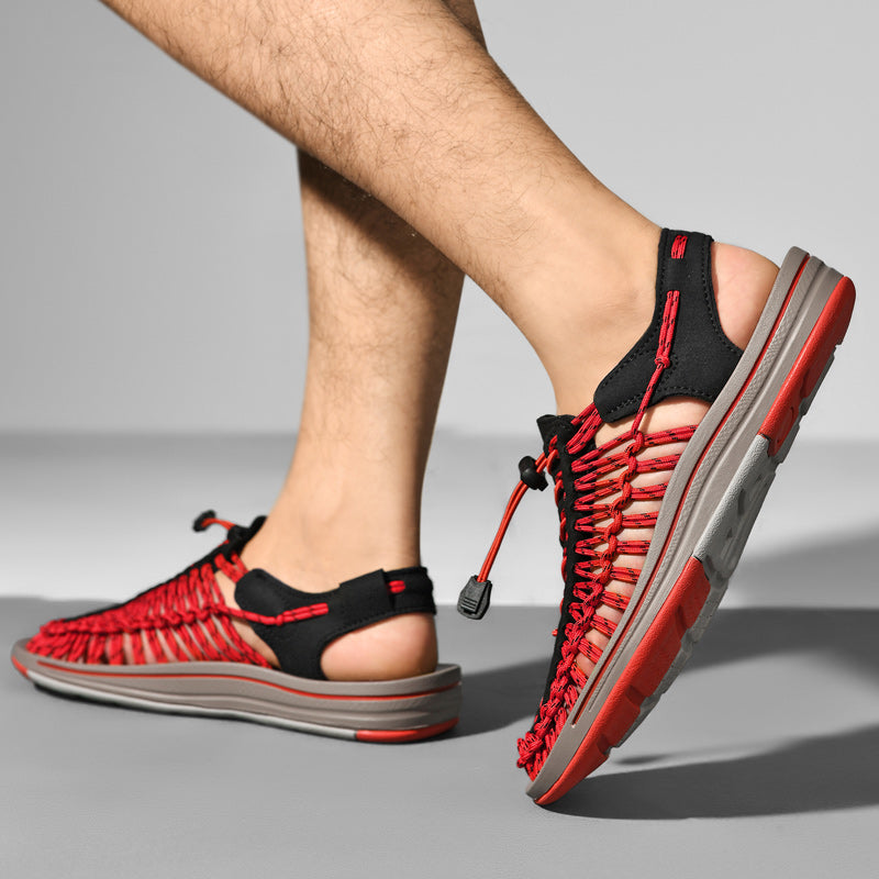 Herrenschuhe | Sommer Flechtdesign