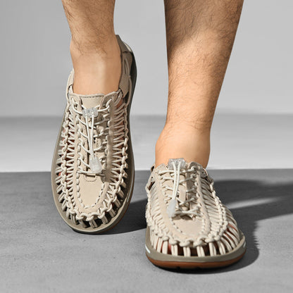 Herrenschuhe | Sommer Flechtdesign